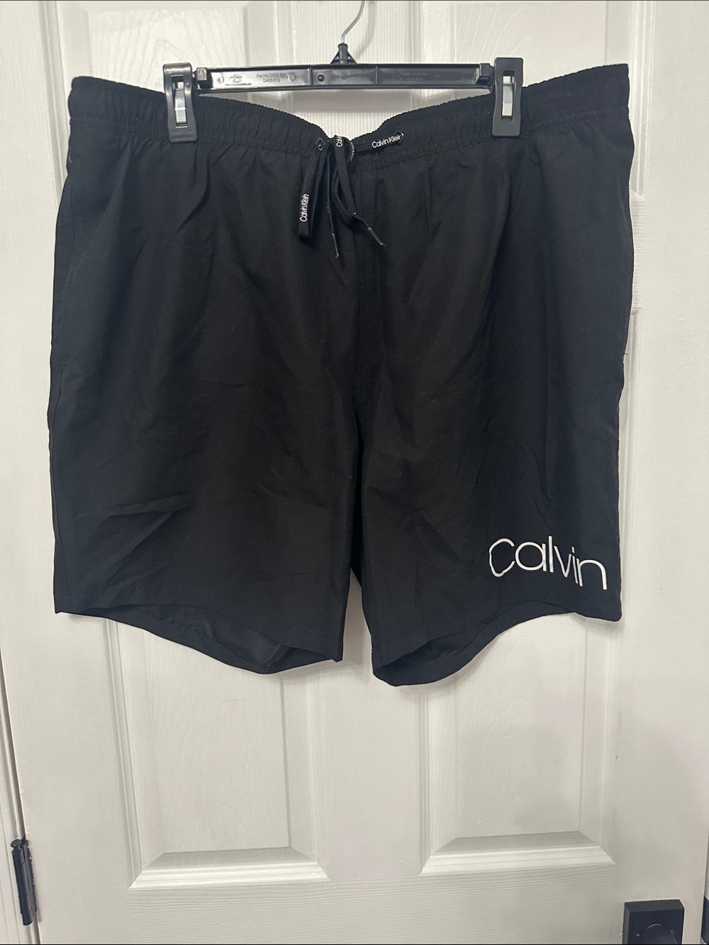Calvin Klein Men’s Black Swim Shorts worn once